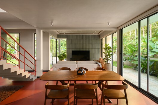 MRIYA - the Red House / i2a Architects Studio - Interior Photography, Dining room, Wood, Table, Chair