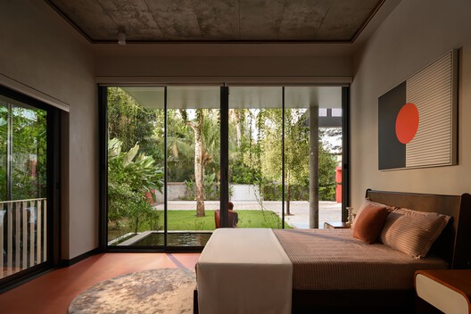 MRIYA - the Red House / i2a Architects Studio - Interior Photography, Bedroom, Bed, Wood, Chair