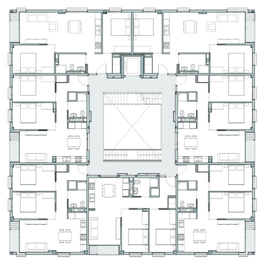 24 Viviendas Sociales en Igualada / 4RQ arquitectura + MBM Arquitectes 24 Viviendas Sociales en Igualada / 4RQ arquitectura + MBM Arquitectes - Imagen 23 de 26