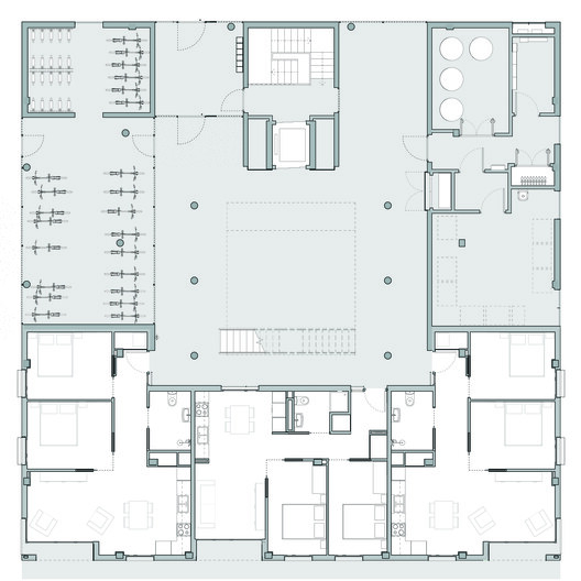 24 Viviendas Sociales en Igualada / 4RQ arquitectura + MBM Arquitectes 24 Viviendas Sociales en Igualada / 4RQ arquitectura + MBM Arquitectes - Imagen 22 de 26