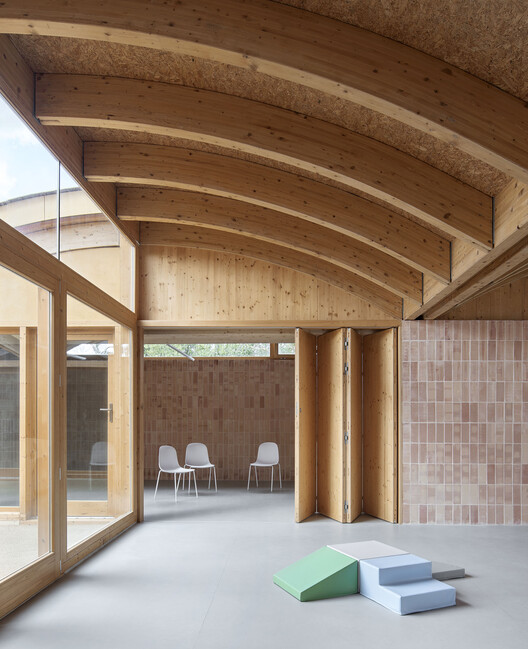 Nursery School in Muro / BOS Arquitectes - Interior Photography, Wood, Beam