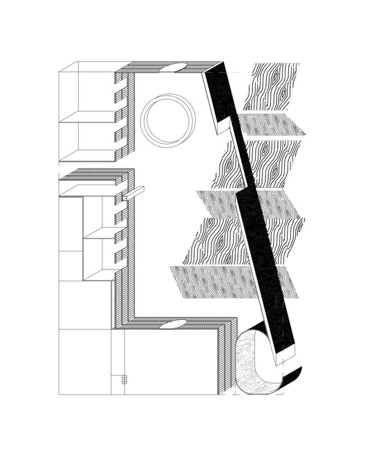 Guest Lounge 350.000 Ha / Manuel Bouzas + salazarsequeromedina Guest Lounge 350.000 Ha / Manuel Bouzas + salazarsequeromedina - Image 19 of 23