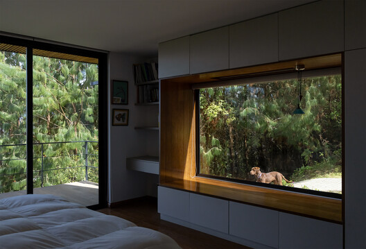 Casa 29 / estudio29 - Interior Photography, Bedroom, Wood, Glass