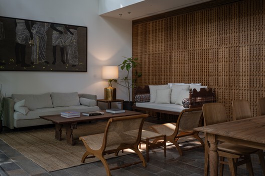 Ananda House / Thought Parallels - Interior Photography, Dining room, Wood, Table, Chair