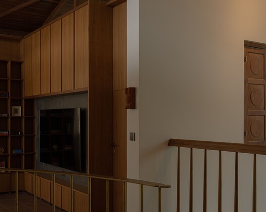 Ananda House / Thought Parallels - Interior Photography, Wood, Glass