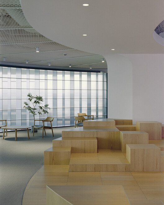 Good Finance Taichung Downtown Branch / Snøhetta - Interior Photography, Wood, Lighting