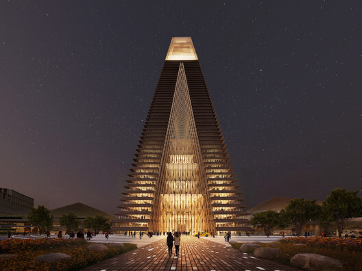 SOM Designs Landmark Mixed-Use Tower Complex for the New City of Alatau in Kazakhstan - Image 3 of 7