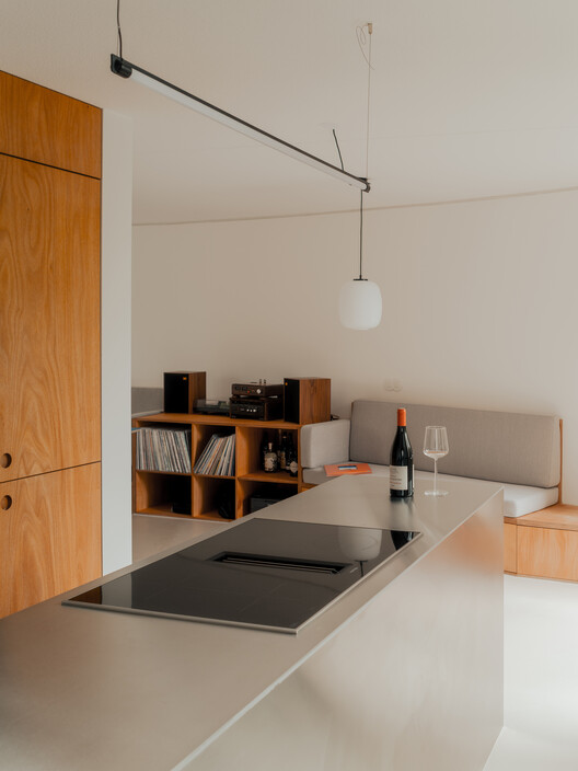 Trommel Apartment / PLNLstudio - Interior Photography, Kitchen, Countertop