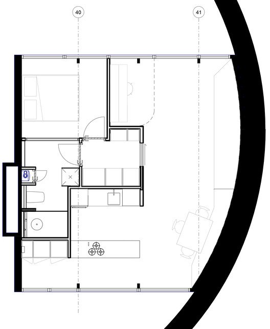 Trommel Apartment / PLNLstudio - Image 16 of 23