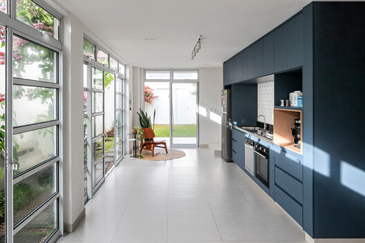 A2 House / Rede Arquitetos A2 House / Rede Arquitetos - Interior Photography, Kitchen, Lighting, Door, Glass, Countertop, Chair