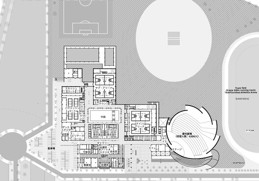 Sports and Cultural Complex IIT Hyderabad / IITH Campus Design Team of the University of Tokyo + NIHON SEKKEI + APL design workshop - Image 33 of 35