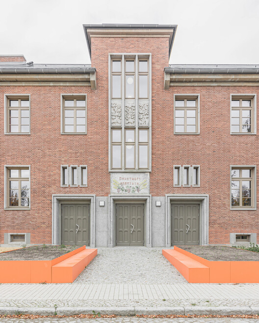Primary School Krampnitz / AFF architekten - Exterior Photography, Facade, Brick