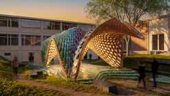 A Sustainable Gaudí-Inspired Pavilion by Spanish Architects to Be Presented in Frankfurt 2026