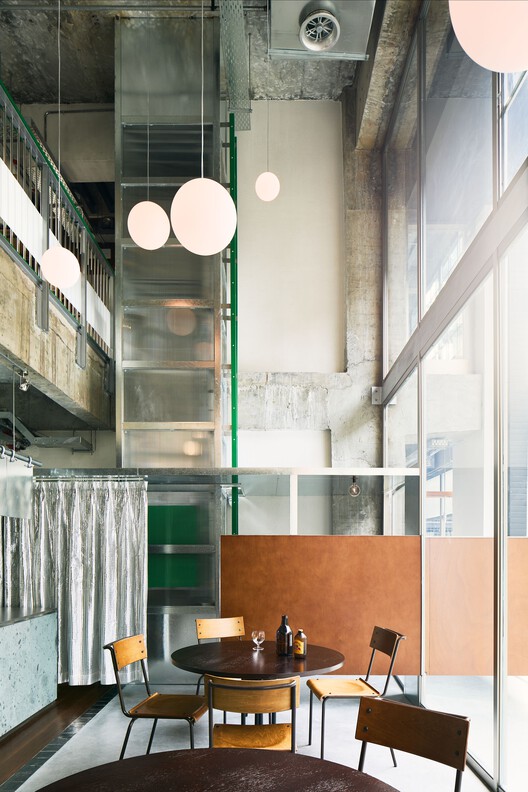 Spring Patio / amass - Interior Photography, Lighting, Chair, Table, Glass