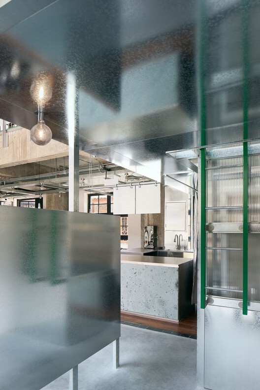 Spring Patio / amass - Interior Photography, Kitchen, Lighting, Glass, Countertop, Beam