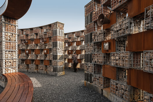 "Echo of the ruins" Open-Air Museum of Sound and Memory / 1Y Architects - Exterior Photography