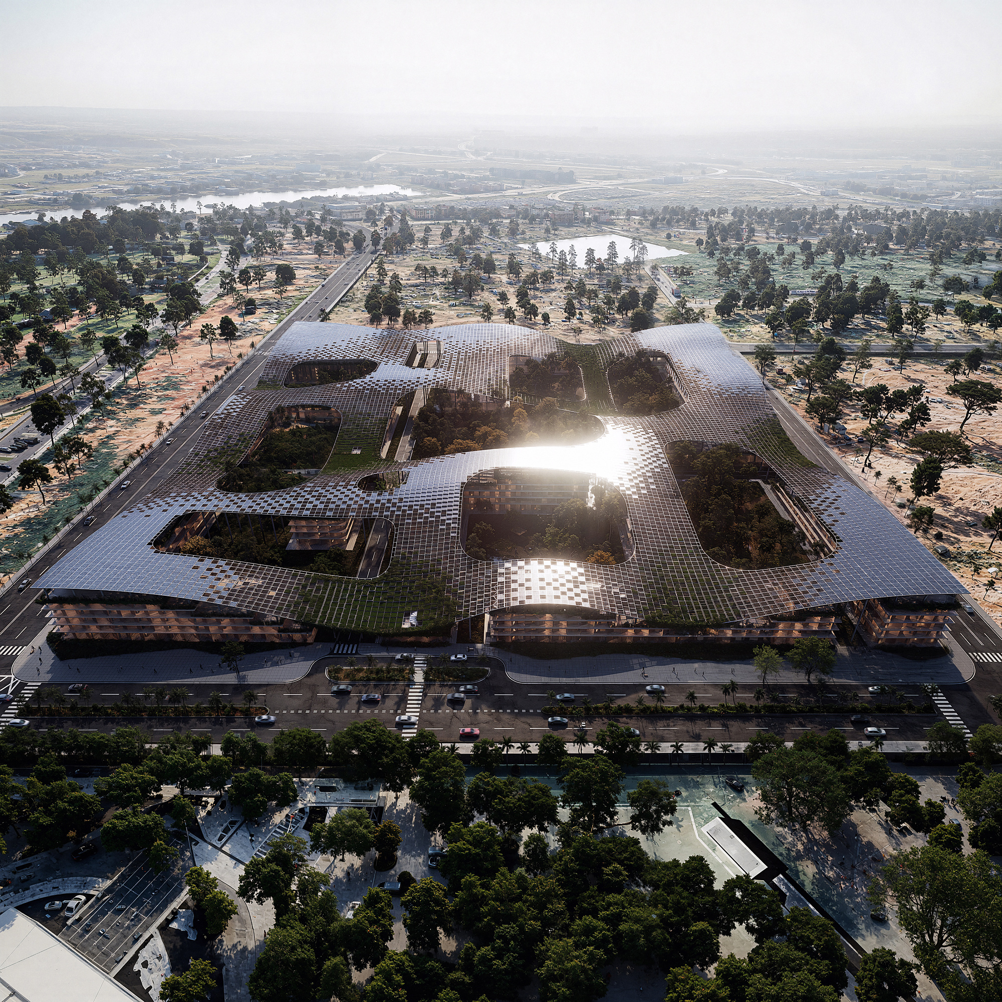 Architects Office Designs World Trade Center Biotic Mixed-Use Complex in Brasilia's Parque Tecnologico