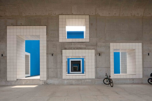 Convention Center IIT Hyderabad / IITH Campus Design Team of the University of Tokyo + NIHON SEKKEI + APL design workshop - Interior Photography, Concrete