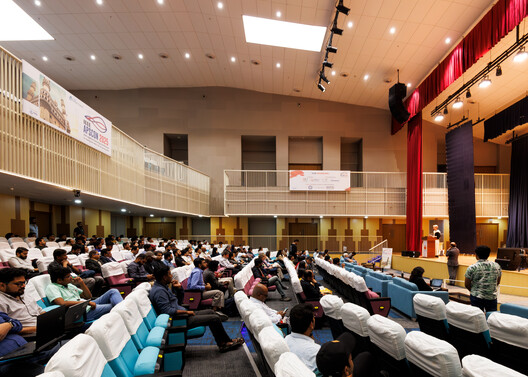 Convention Center IIT Hyderabad / IITH Campus Design Team of the University of Tokyo + NIHON SEKKEI + APL design workshop - Interior Photography, Chair