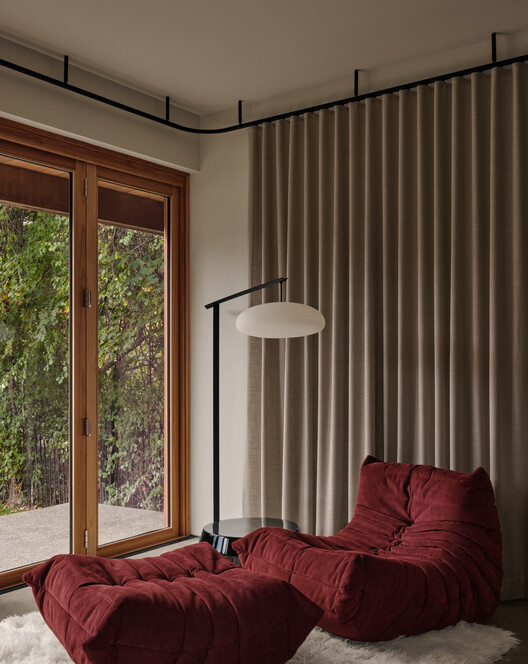 Copper House / Fabrication Studio - Interior Photography, Bedroom, Wood, Lighting