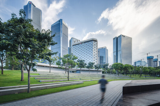 Three Service Pavilions of Guiwan Park / hang cheng studio - Exterior Photography, Cityscape