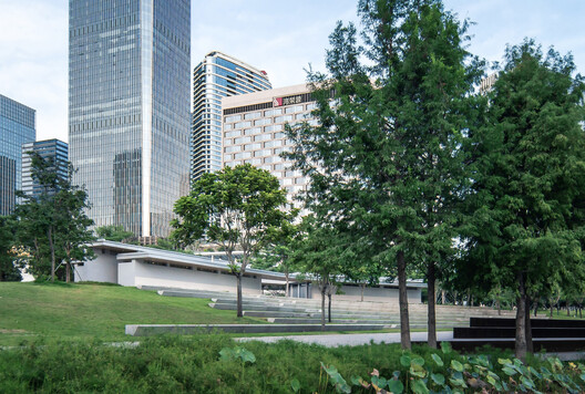 Three Service Pavilions of Guiwan Park / hang cheng studio - Exterior Photography