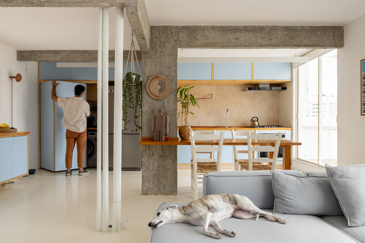 Apartamento Aclimação / Margem Arquitetos - Fotografia de Interiores, Interiores De Apartamentos, Iluminação, Mesa, Cadeira