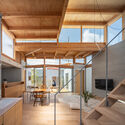 House in Umenoki / Hidekazu Kishi Architects - Interior Photography, Houses, Kitchen, Beam, Stairs