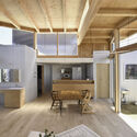 House in Umenoki / Hidekazu Kishi Architects - Interior Photography, Houses, Kitchen, Beam, Stairs