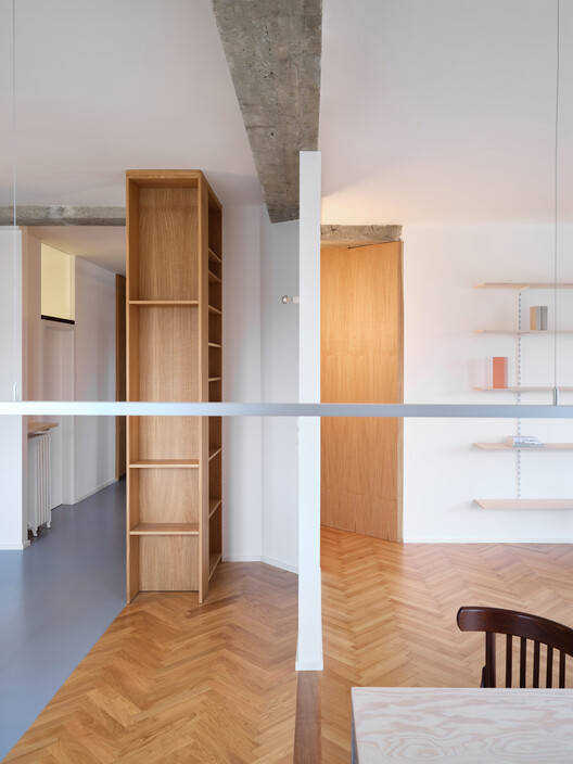 Corner Apartment / Prokop Hartl - Interior Photography, Closet, Wood