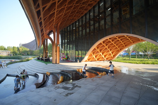 Lakeside Restaurant at Silk Road Friendship Park / THAD SUP Atelier Lakeside Restaurant at Silk Road Friendship Park / THAD SUP Atelier - Interior Photography
