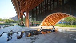 定州丝路友谊园滨水餐厅 / 清华大学建筑设计研究院素朴工作室