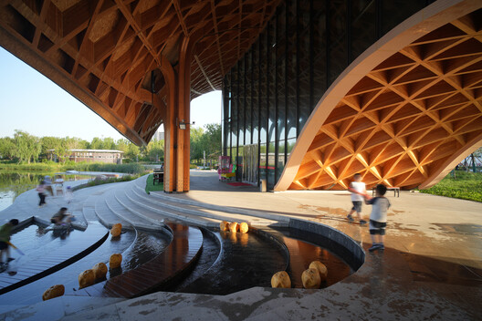Lakeside Restaurant at Silk Road Friendship Park / THAD SUP Atelier Lakeside Restaurant at Silk Road Friendship Park / THAD SUP Atelier - Interior Photography