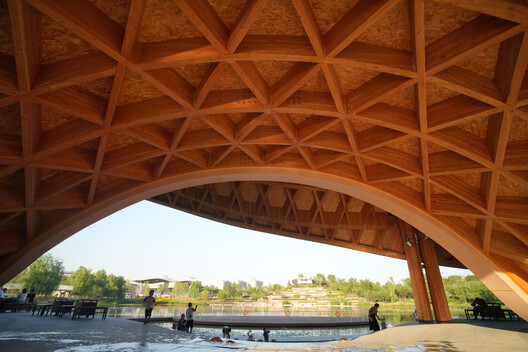 Lakeside Restaurant at Silk Road Friendship Park / THAD SUP Atelier Lakeside Restaurant at Silk Road Friendship Park / THAD SUP Atelier - Image 19 of 25