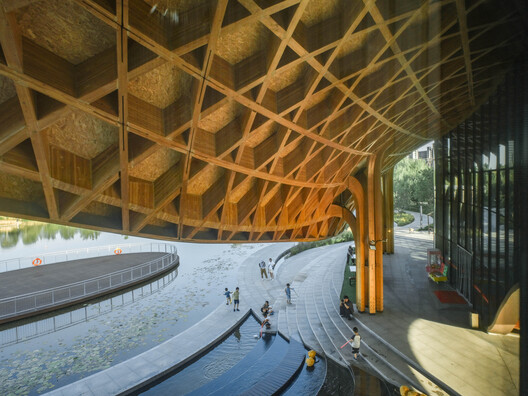 Lakeside Restaurant at Silk Road Friendship Park / THAD SUP Atelier Lakeside Restaurant at Silk Road Friendship Park / THAD SUP Atelier - Image 16 of 25