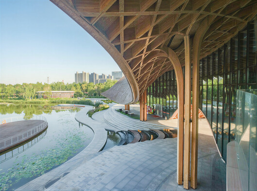 Lakeside Restaurant at Silk Road Friendship Park / THAD SUP Atelier Lakeside Restaurant at Silk Road Friendship Park / THAD SUP Atelier - Image 14 of 25