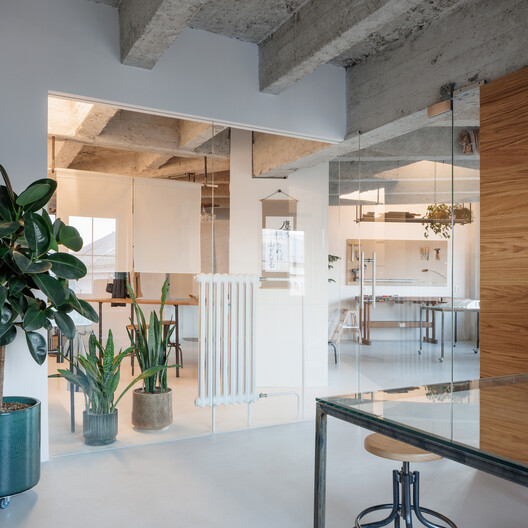Apartment Conversion into a Creative Studio / alchitekt - Interior Photography, Kitchen, Wood, Chair