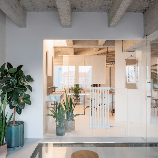 Apartment Conversion into a Creative Studio / alchitekt - Interior Photography, Wood, Lighting, Chair, Beam