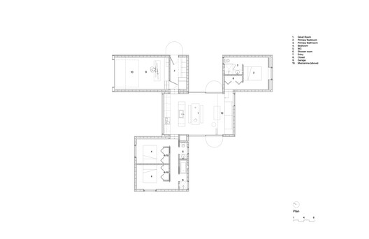 Staggered Cabin / Mork-Ulnes Architects  - Image 14 of 17