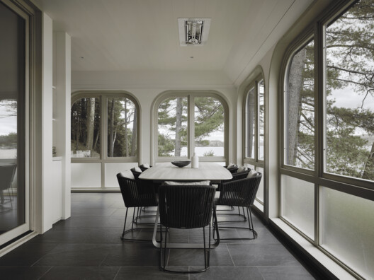 Maison de la Pointe / YH2 Architecture - Interior Photography, Dining room, Wood, Glass