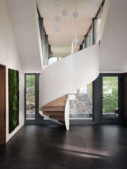 Maison de la Pointe / YH2 Architecture - Interior Photography, Stairs, Wood, Handrail