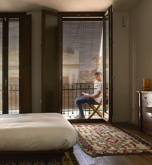 Casa Rocafull / osb arquitectos Casa Rocafull / osb arquitectos - Fotografía interior, Dormitorio, Madera, Iluminación, Sillas