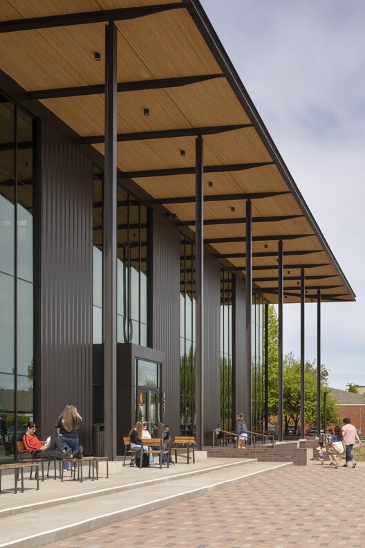 Redmond Library / Miller Hull Partnership Redmond Library / Miller Hull Partnership - Interior Photography, Column
