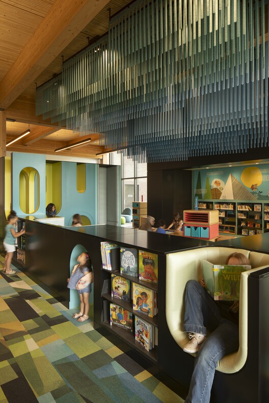 Redmond Library / Miller Hull Partnership Redmond Library / Miller Hull Partnership - Interior Photography, Lighting