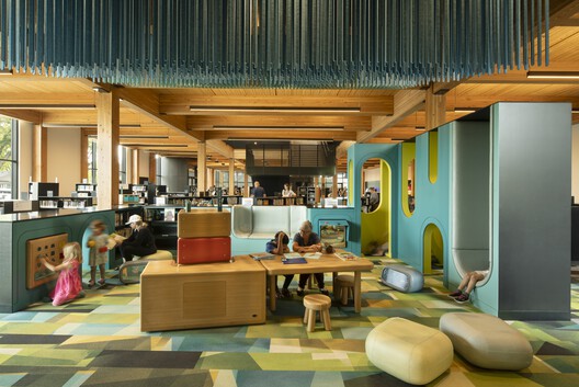 Redmond Library / Miller Hull Partnership Redmond Library / Miller Hull Partnership - Interior Photography, Wood, Lighting