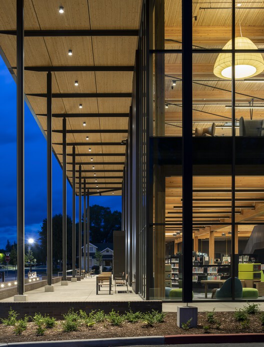 Redmond Library / Miller Hull Partnership Redmond Library / Miller Hull Partnership - Interior Photography, Glass