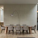 Concrete Curtain House  / FGR Architects - Interior Photography, Houses, Chair, Table, Lighting