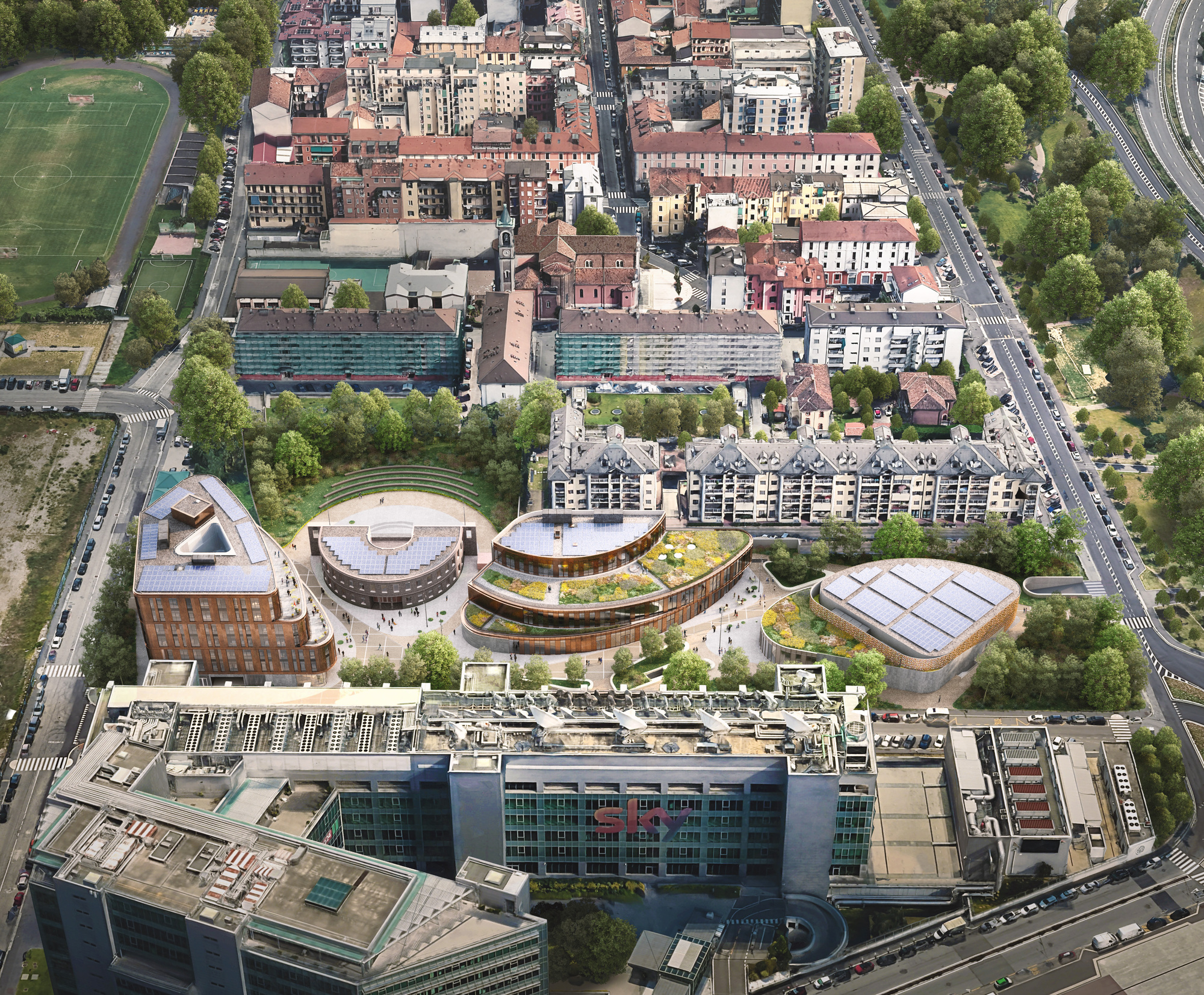 Settanta7 Advances Bosco della Musica Urban Regeneration Project in Milan