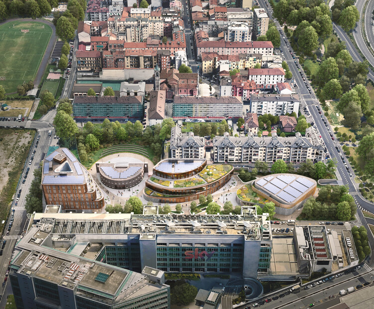 Settanta7 Advances Bosco della Musica Urban Regeneration Project in Milan - More Images