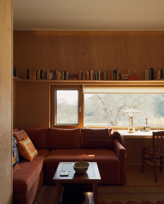 Artist Residence and Studio in NY / Horizontal Design - Interior Photography, Living Room, Wood, Sofa, Chair